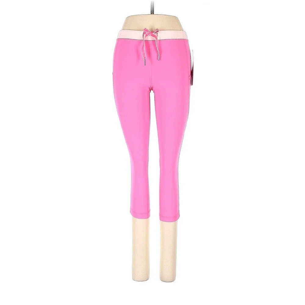 LULULEMON ATHLETICA Pinkelicious Parfait Pink Beach Runner Crop Leggings - US 4